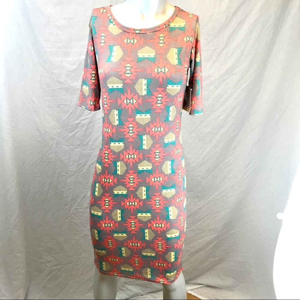 NWT LuLaroe Tribal Julia Tribal Tshirt Dress
